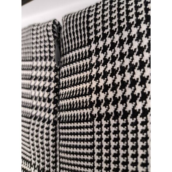 Worthington Skirt Womens Size 8 Black Houndstooth Career Staple Y2K Grunge Work - Picture 5 of 9